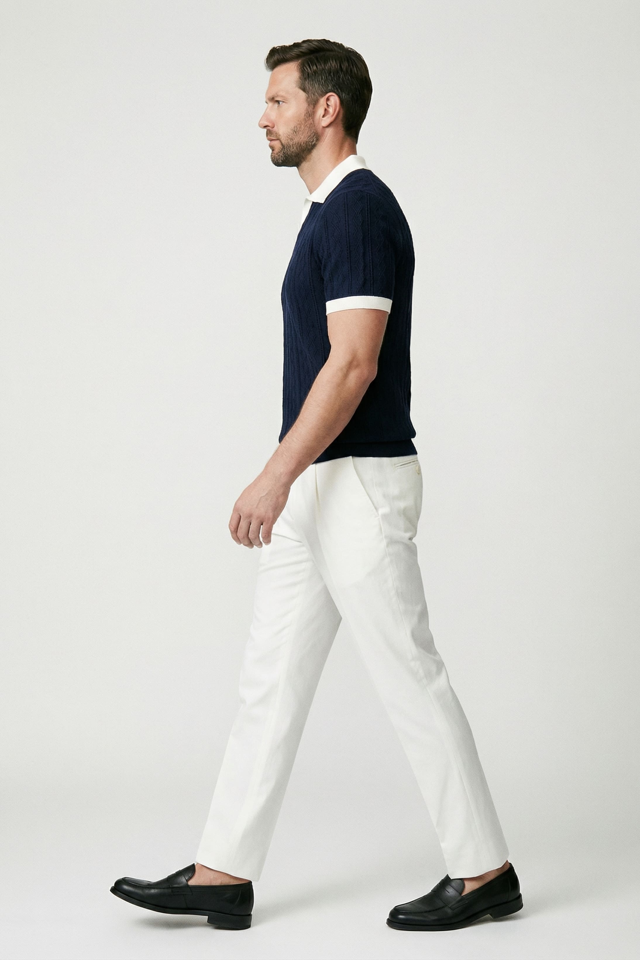 Veltic Men's Madrid Knit Polo Shirt - Veltic