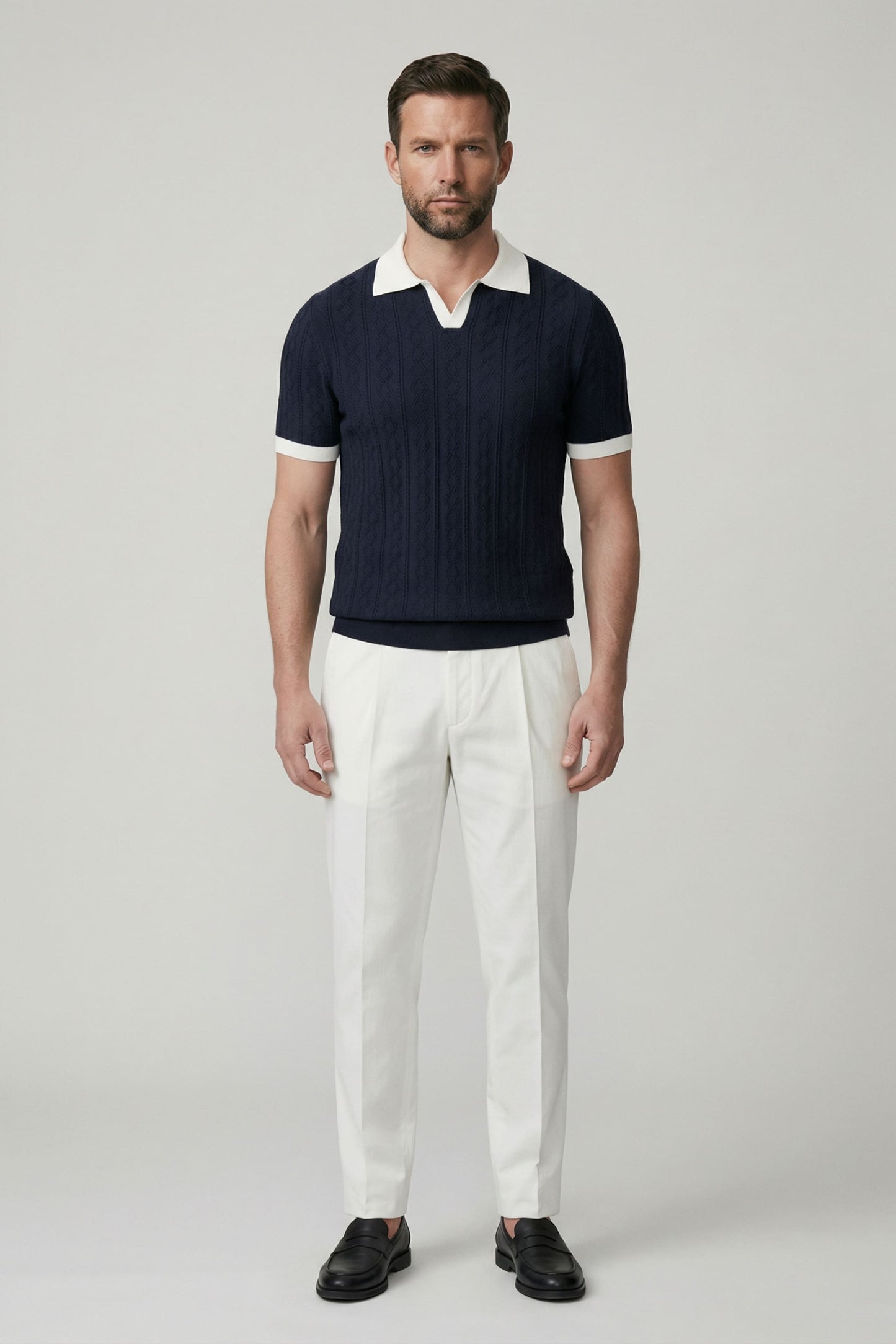 Veltic Men's Madrid Knit Polo Shirt - Veltic