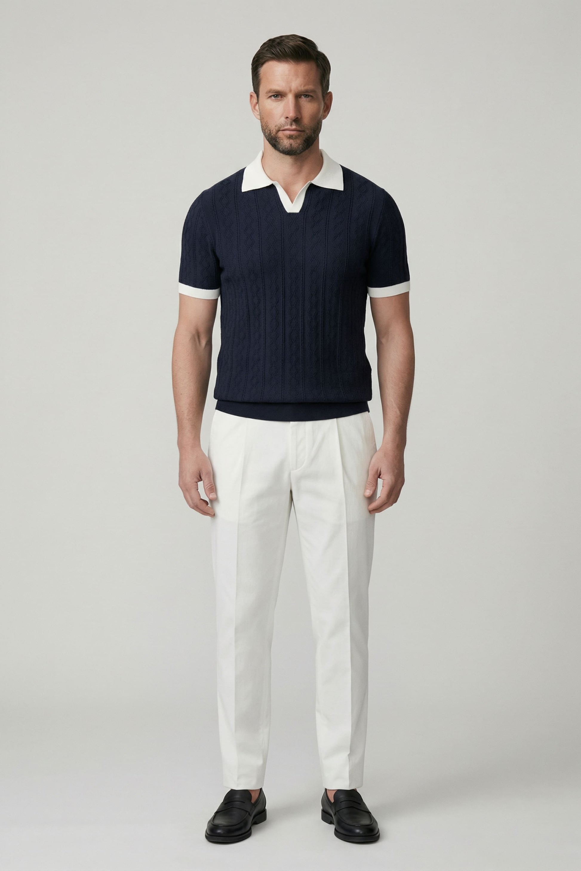 Veltic Men's Madrid Knit Polo Shirt - Veltic
