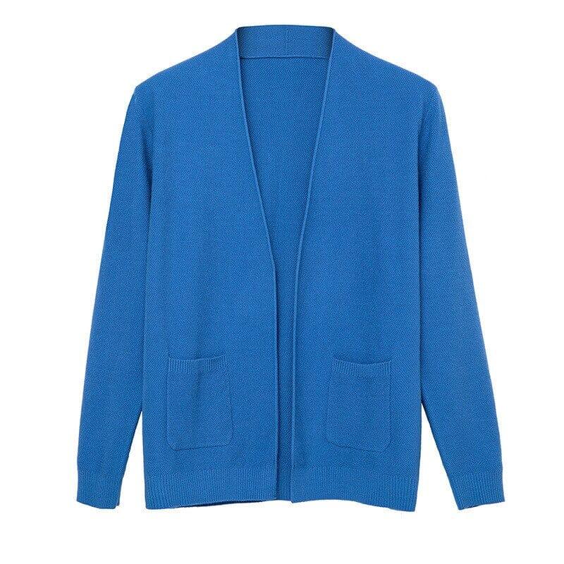 Men's Basic Knit Cardigan with Regular Fit - Veltic
