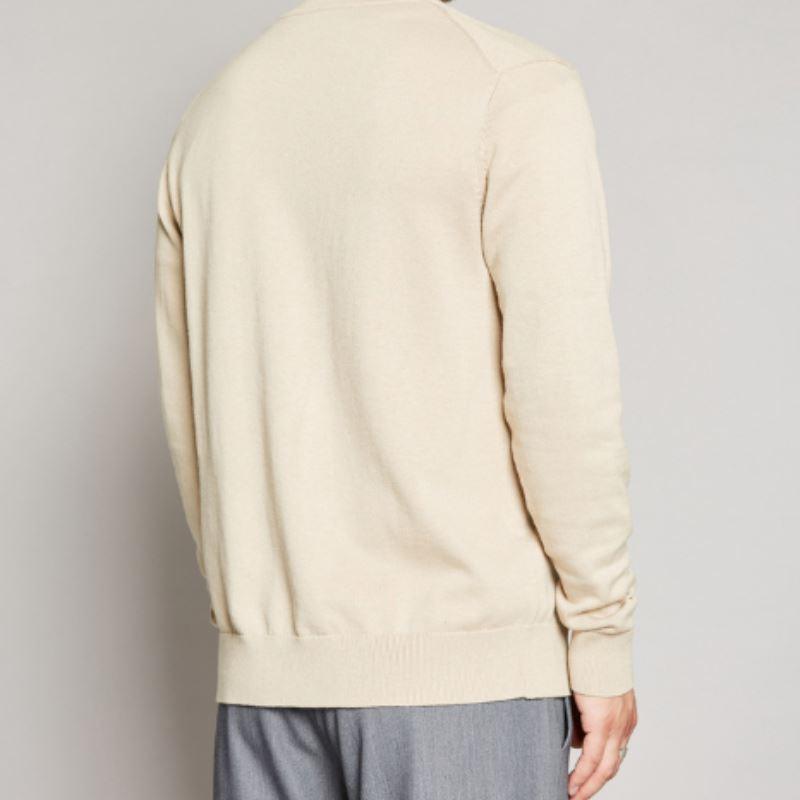 Men's Casual V-Neck Lightweight Knit Cardigan - Veltic