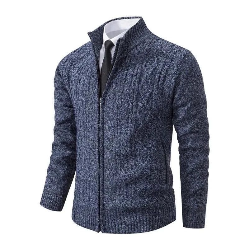Men's Lightweight Knit Dress Cardigan - Veltic