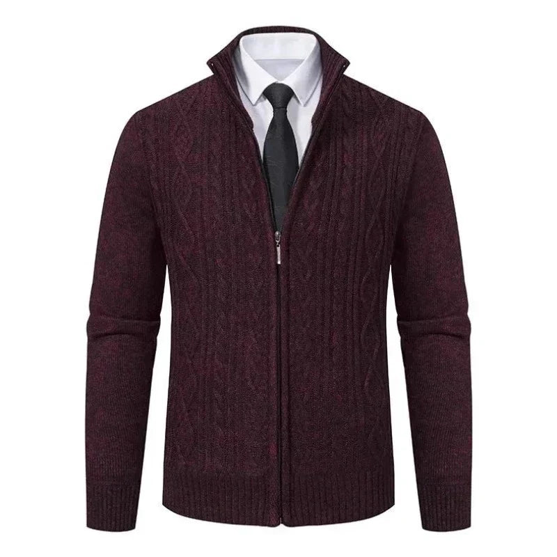 Men's Lightweight Knit Dress Cardigan - Veltic