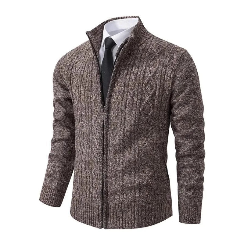 Men's Lightweight Knit Dress Cardigan - Veltic
