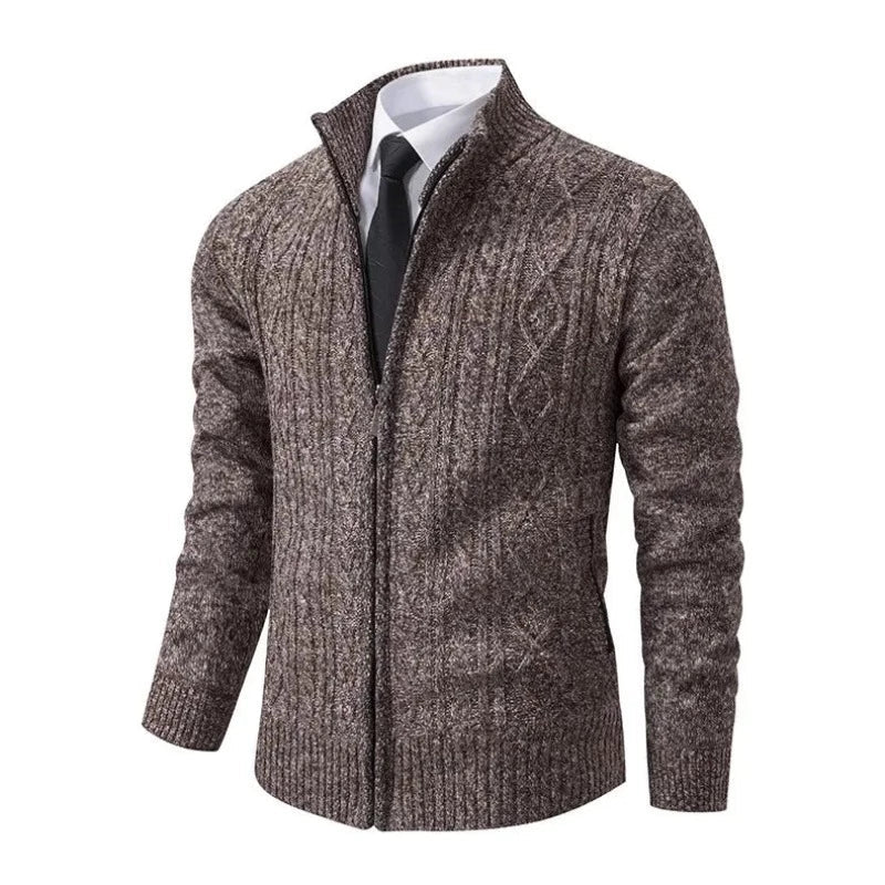 Men's Lightweight Knit Dress Cardigan - Veltic
