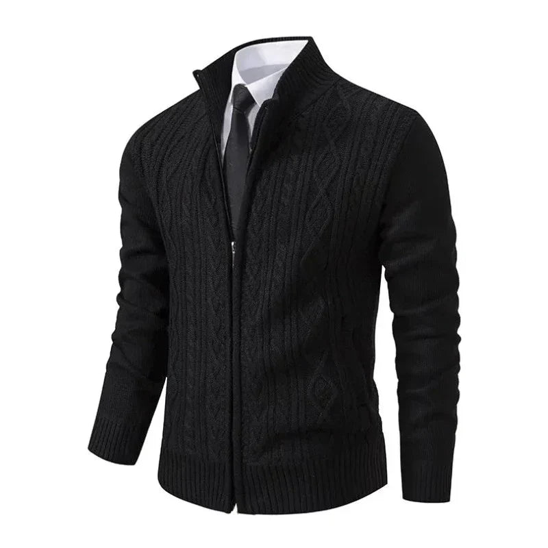 Men's Lightweight Knit Dress Cardigan - Veltic