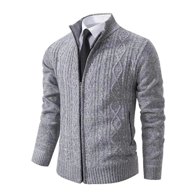 Men's Lightweight Knit Dress Cardigan - Veltic