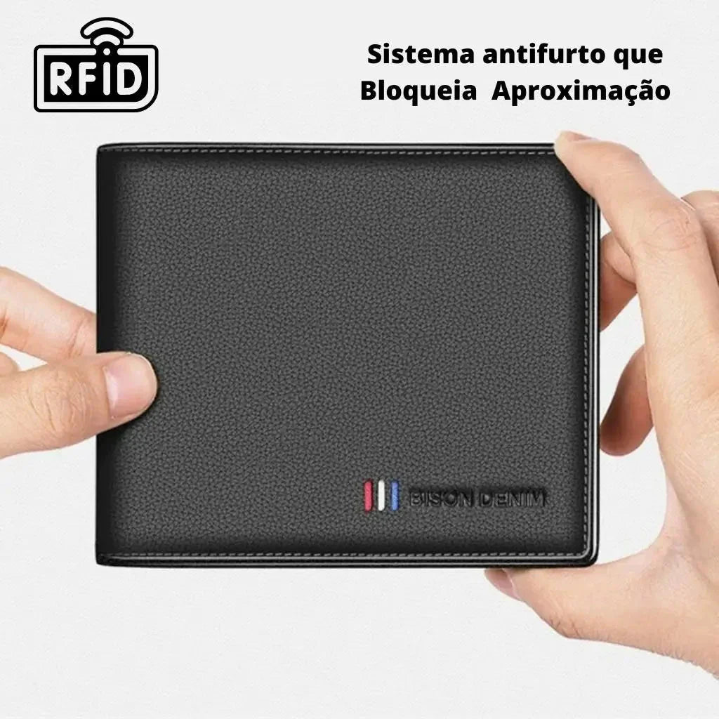 Men's Veltic Denim Wallet - Paris - Veltic