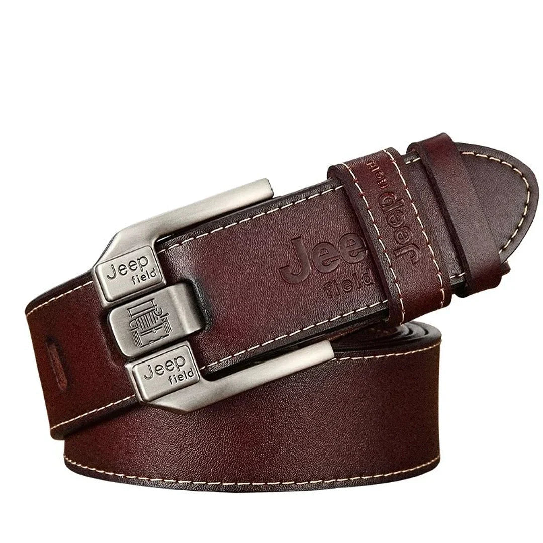 Men's Leather Belt Veltic Jeep - Veltic