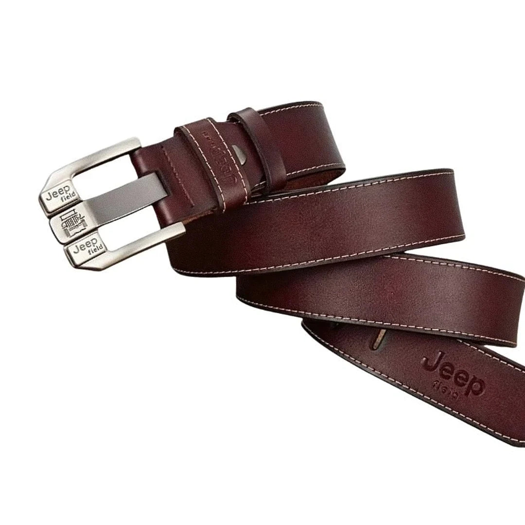 Men's Leather Belt Veltic Jeep - Veltic