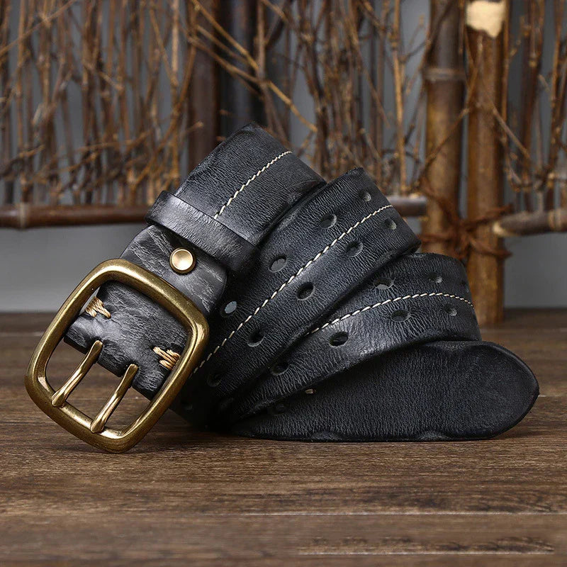 Men's Handmade Leather Belt Veltic - Veltic