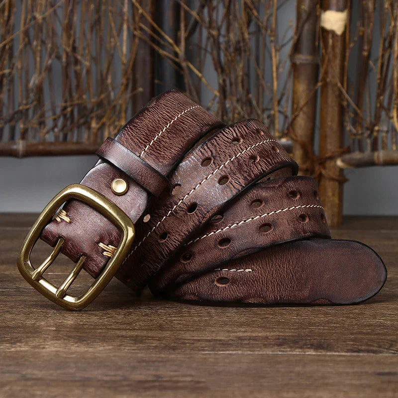Men's Handmade Leather Belt Veltic - Veltic
