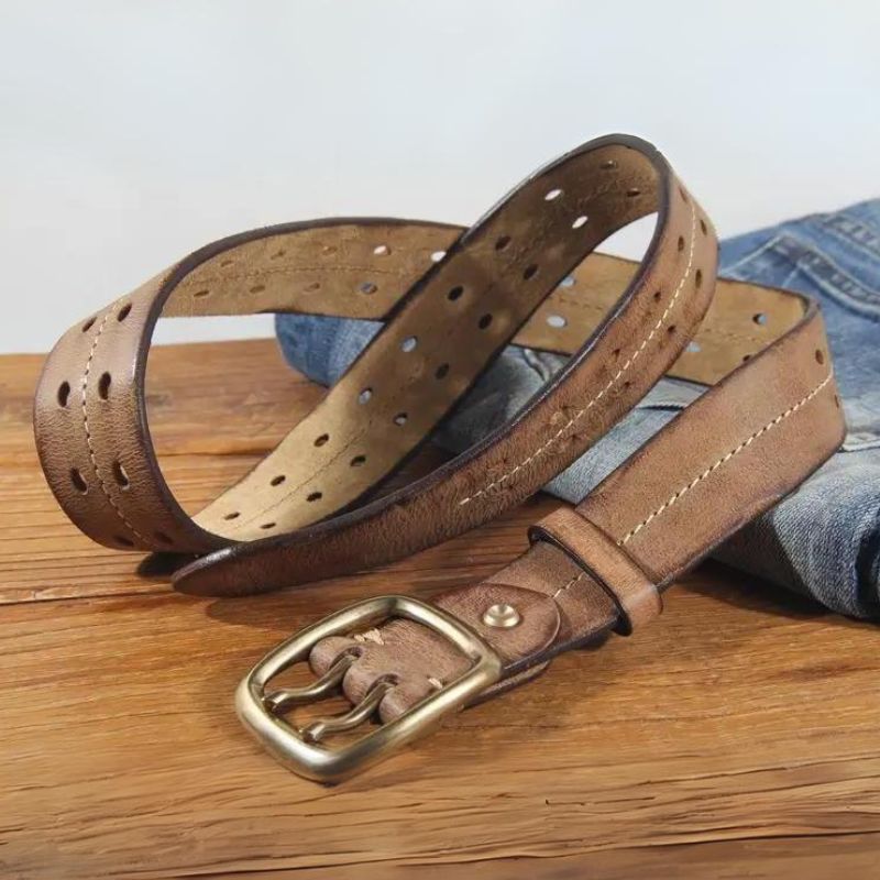 Men's Handmade Leather Belt Veltic - Veltic