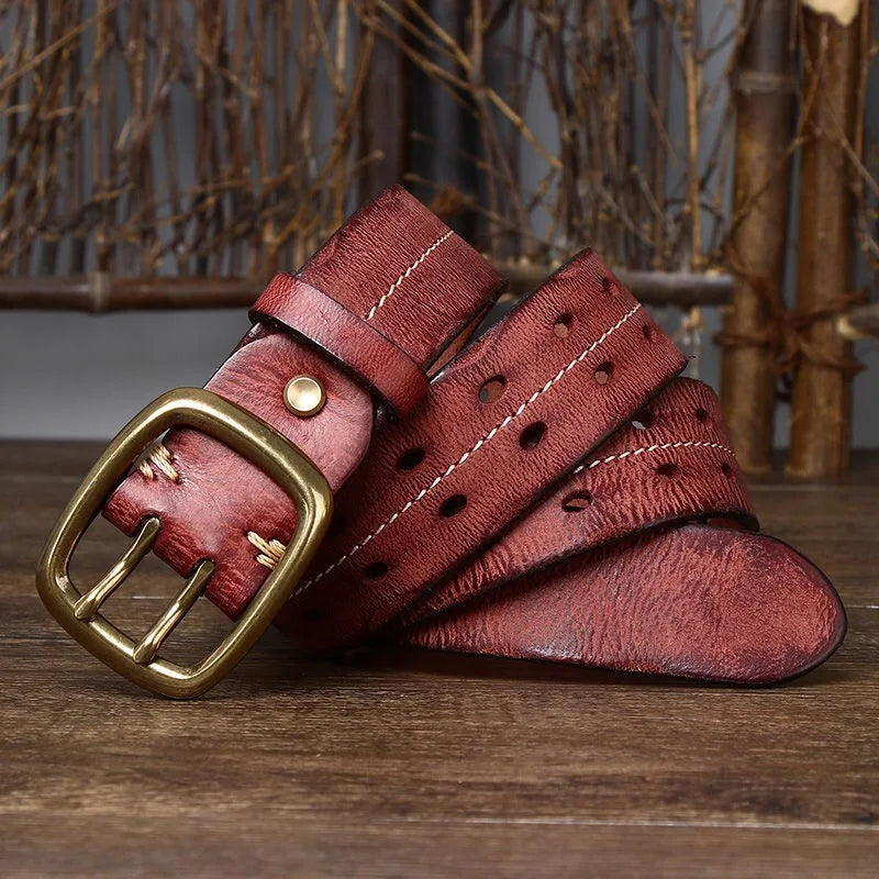 Men's Handmade Leather Belt Veltic - Veltic