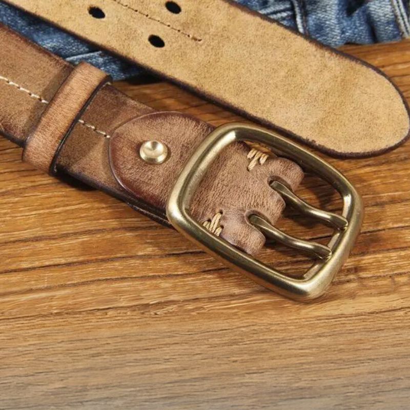 Men's Handmade Leather Belt Veltic - Veltic