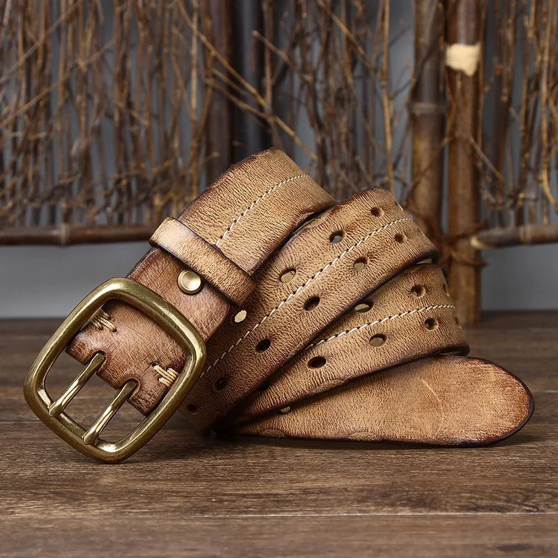 Men's Handmade Leather Belt Veltic - Veltic