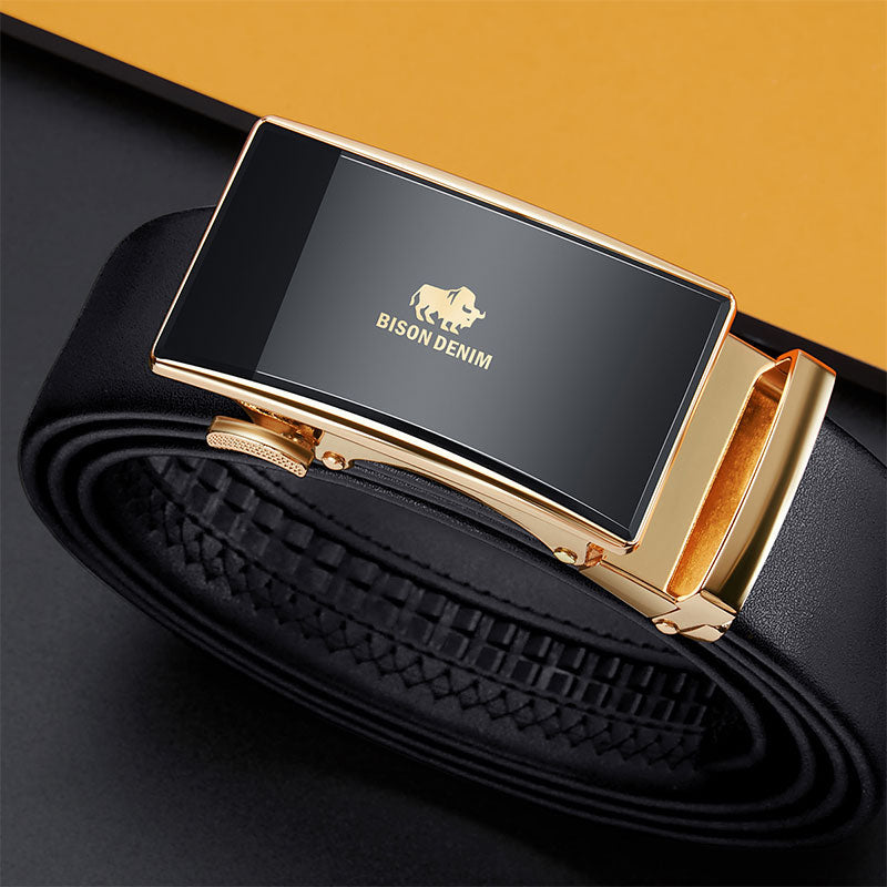 Men's Leather Belt Veltic Bison - Veltic