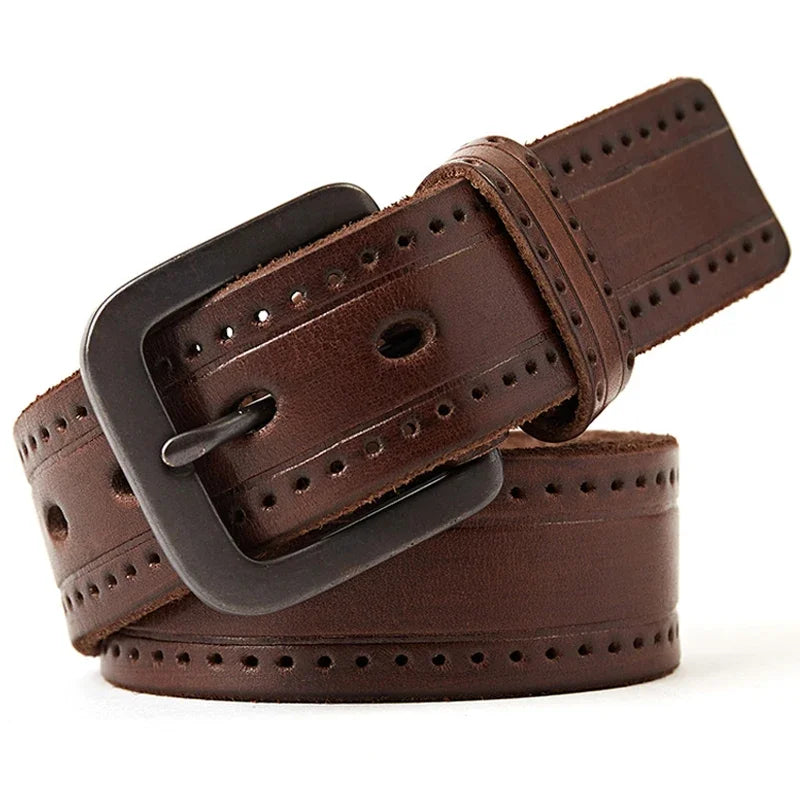 Men's Leather Belt Veltic Vintage Royal - Veltic