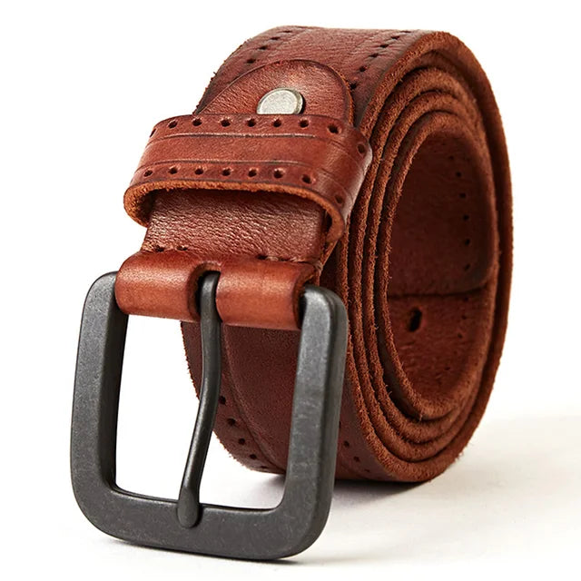 Men's Leather Belt Veltic Vintage Royal - Veltic