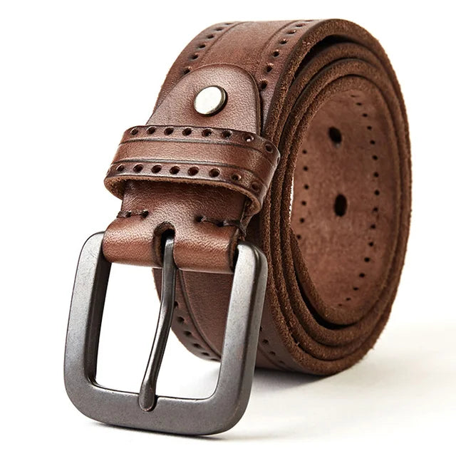 Men's Leather Belt Veltic Vintage Royal - Veltic