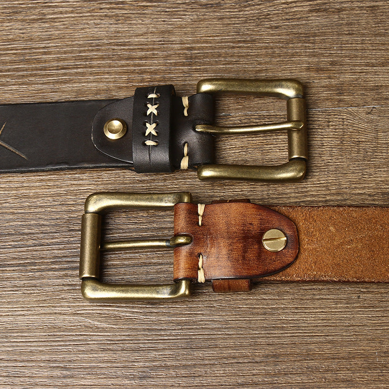 Men's Leather Belt Veltic Vintage - Veltic
