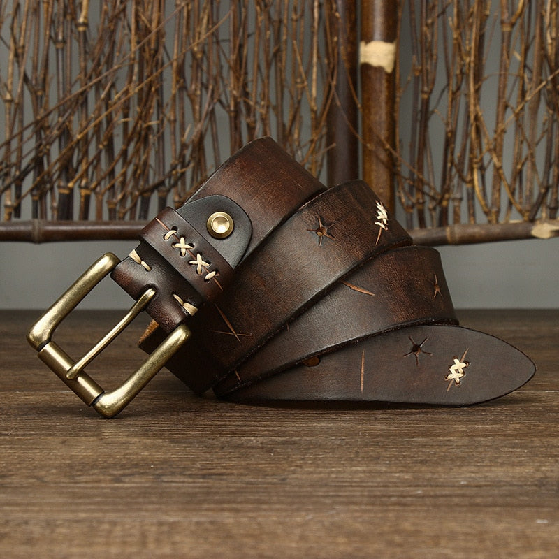 Men's Leather Belt Veltic Vintage - Veltic