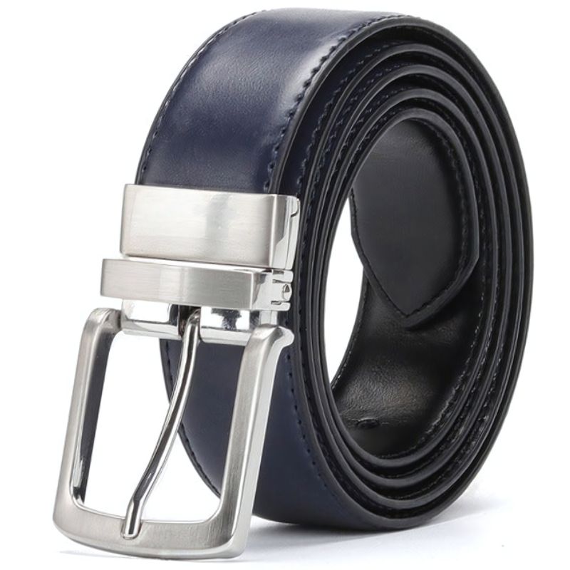 Men's Formal Leather Belt Veltic Noir - Veltic
