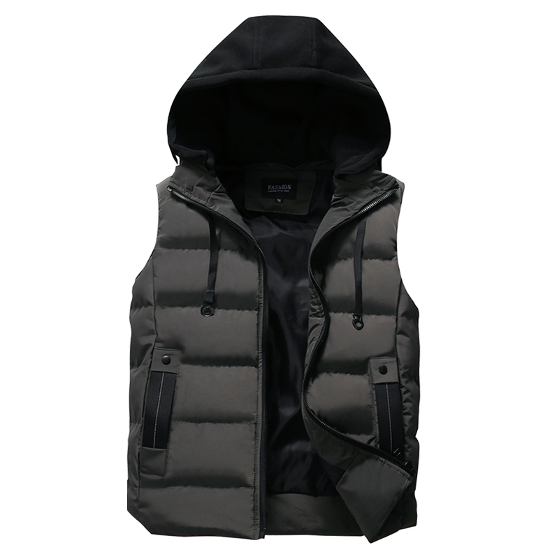 Men's Puffer Vest with Hood Norven - Veltic