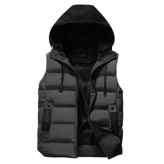 Men's Puffer Vest with Hood Norven - Veltic