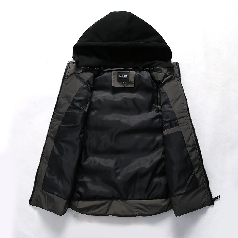Men's Puffer Vest with Hood Norven - Veltic