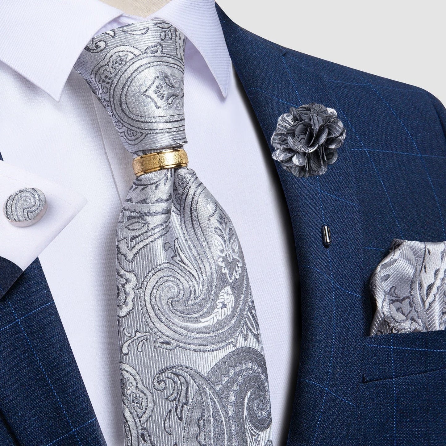 Silk Printed Men's Tie 1200 Threads - Veltic