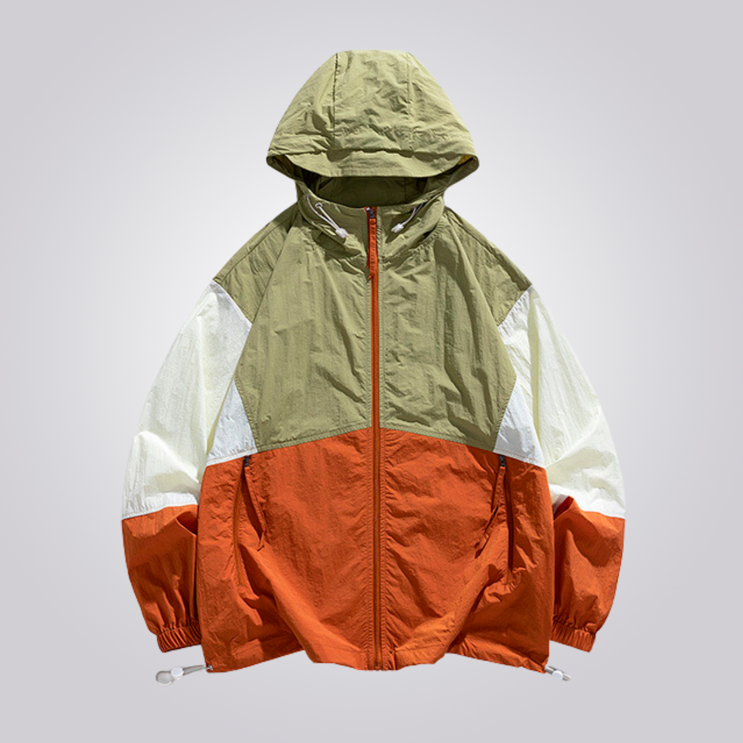 Men's Windbreaker Jacket with Hood - Veltic