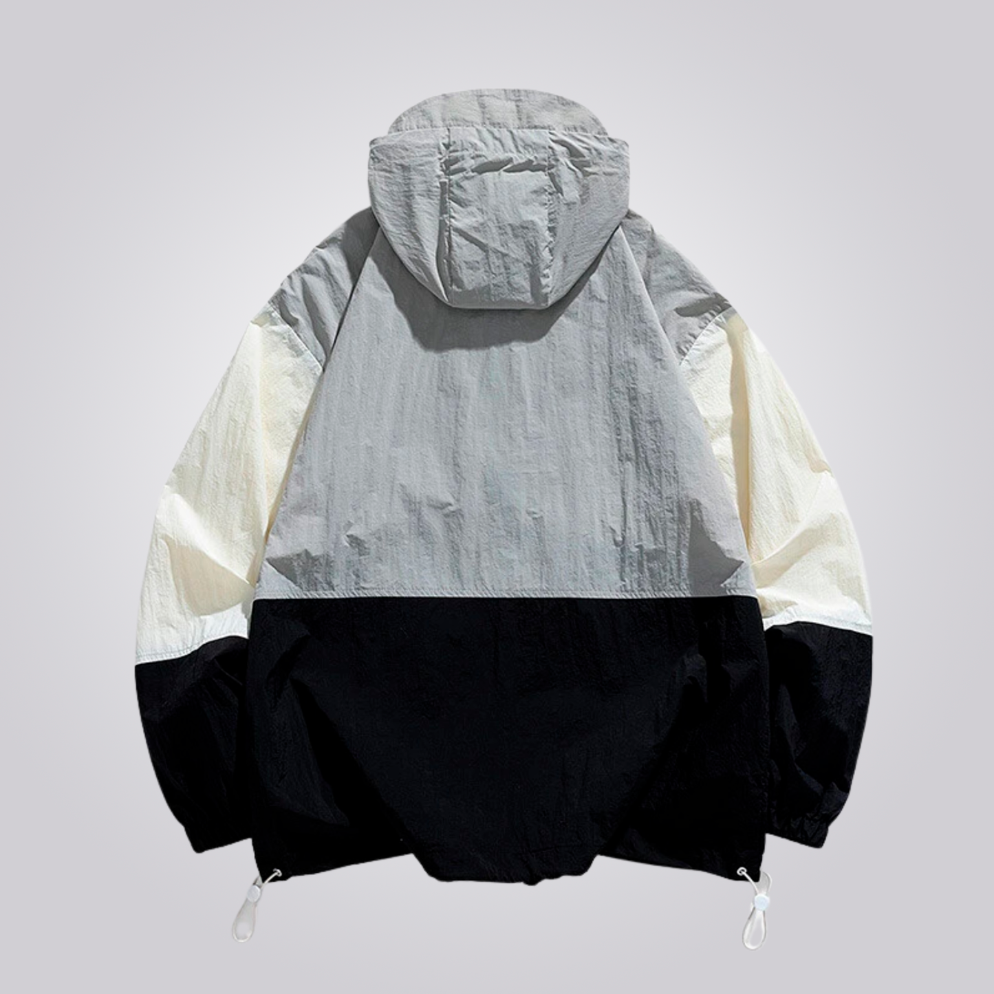 Men's Windbreaker Jacket with Hood - Veltic
