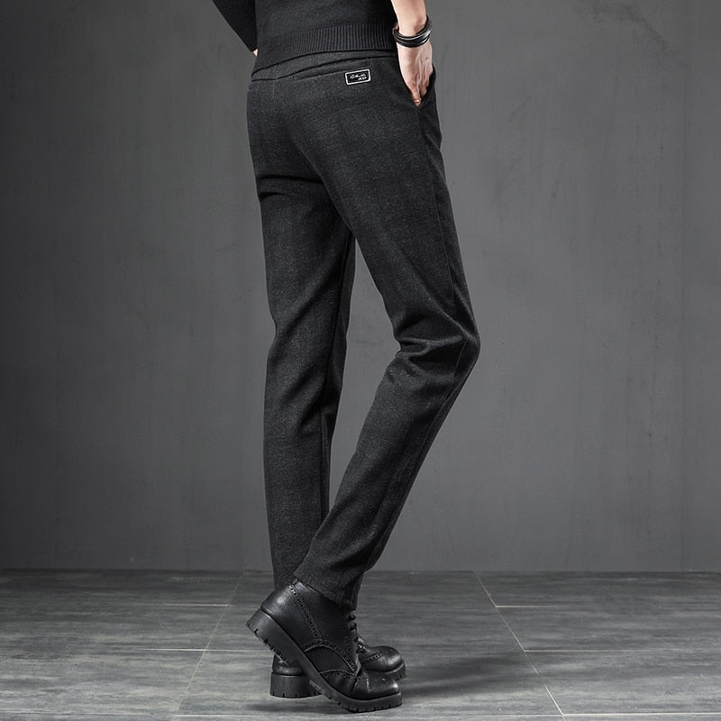 Men's Checked Tailored Trousers - Veltic