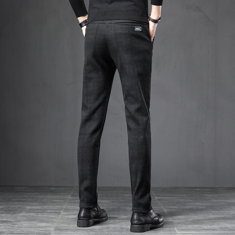 Men's Checked Tailored Trousers - Veltic