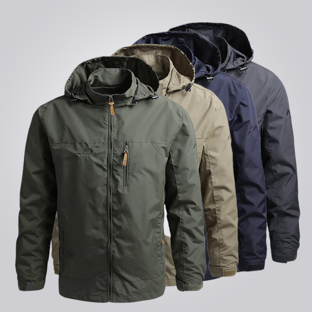 Men's Waterproof Windbreaker Jacket - Veltic