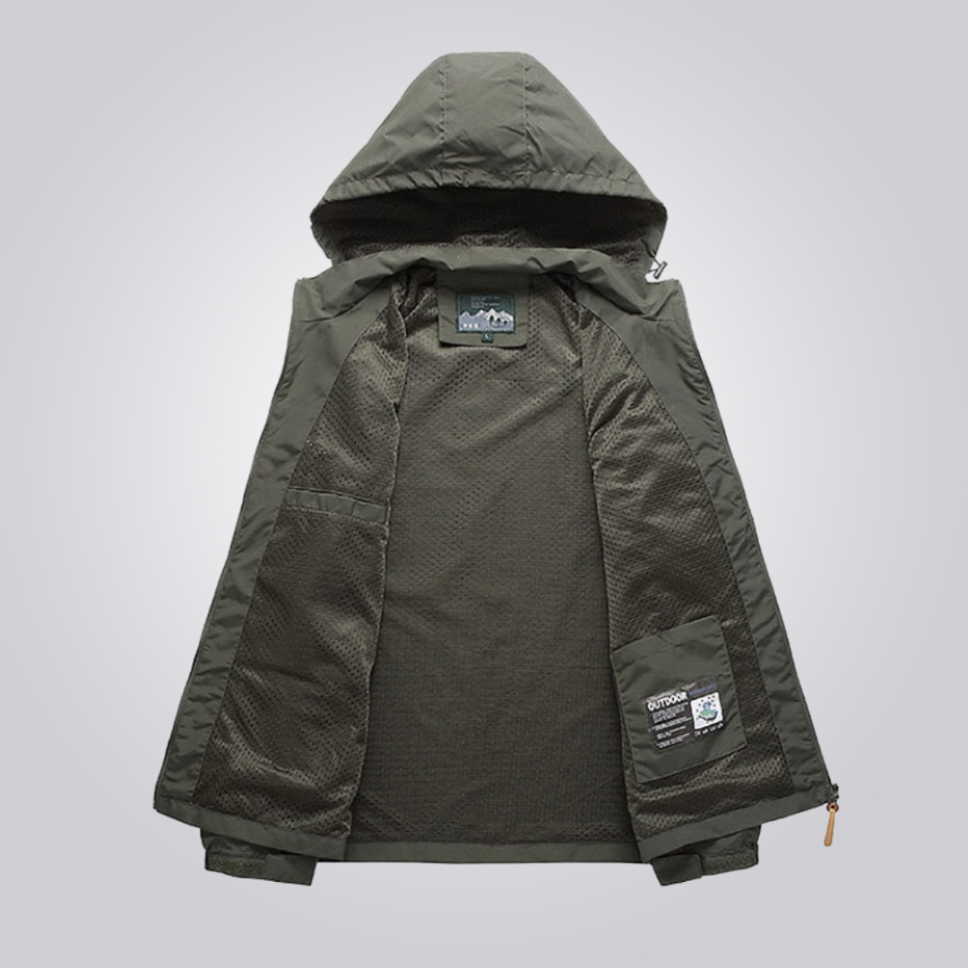 Men's Waterproof Windbreaker Jacket - Veltic
