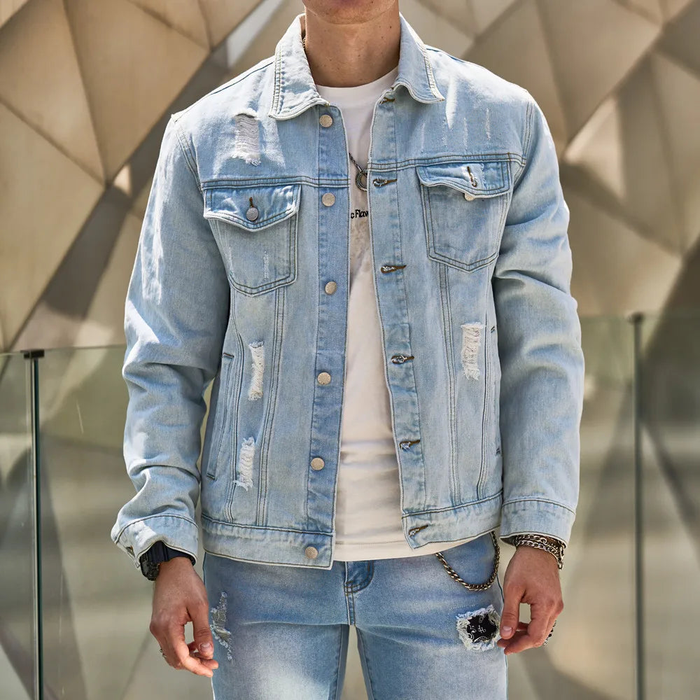 Men's Denim Jacket Graeven - Veltic
