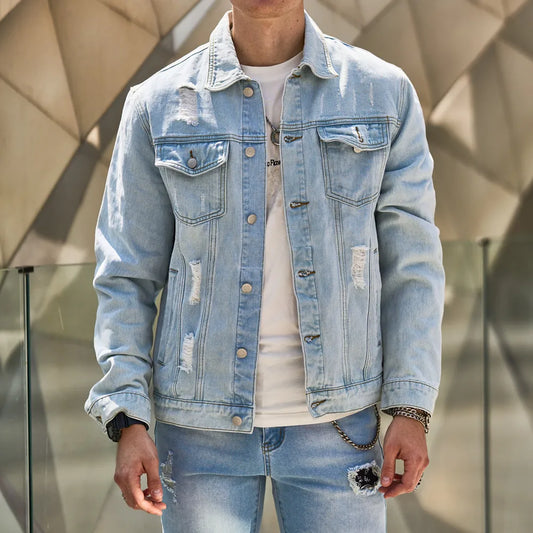 Men's Denim Jacket Graeven - Veltic