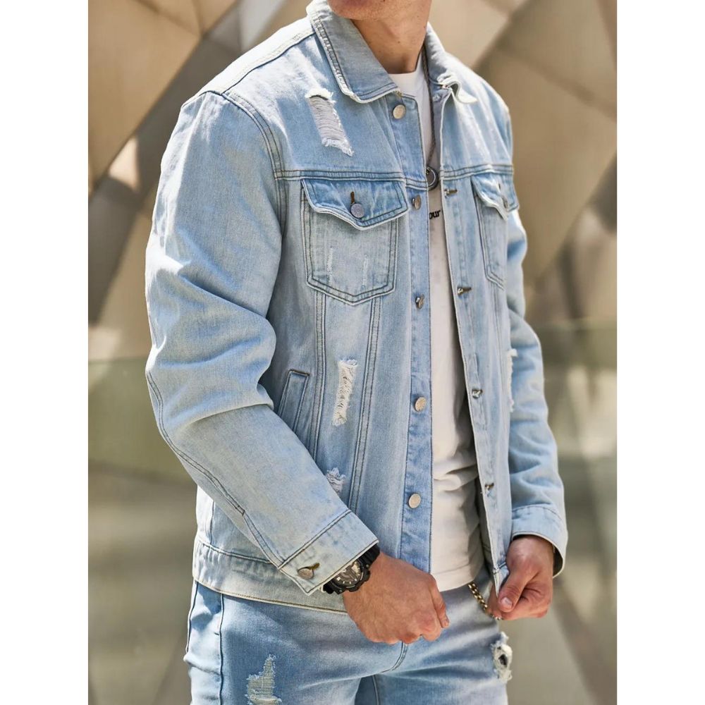 Men's Denim Jacket Graeven - Veltic