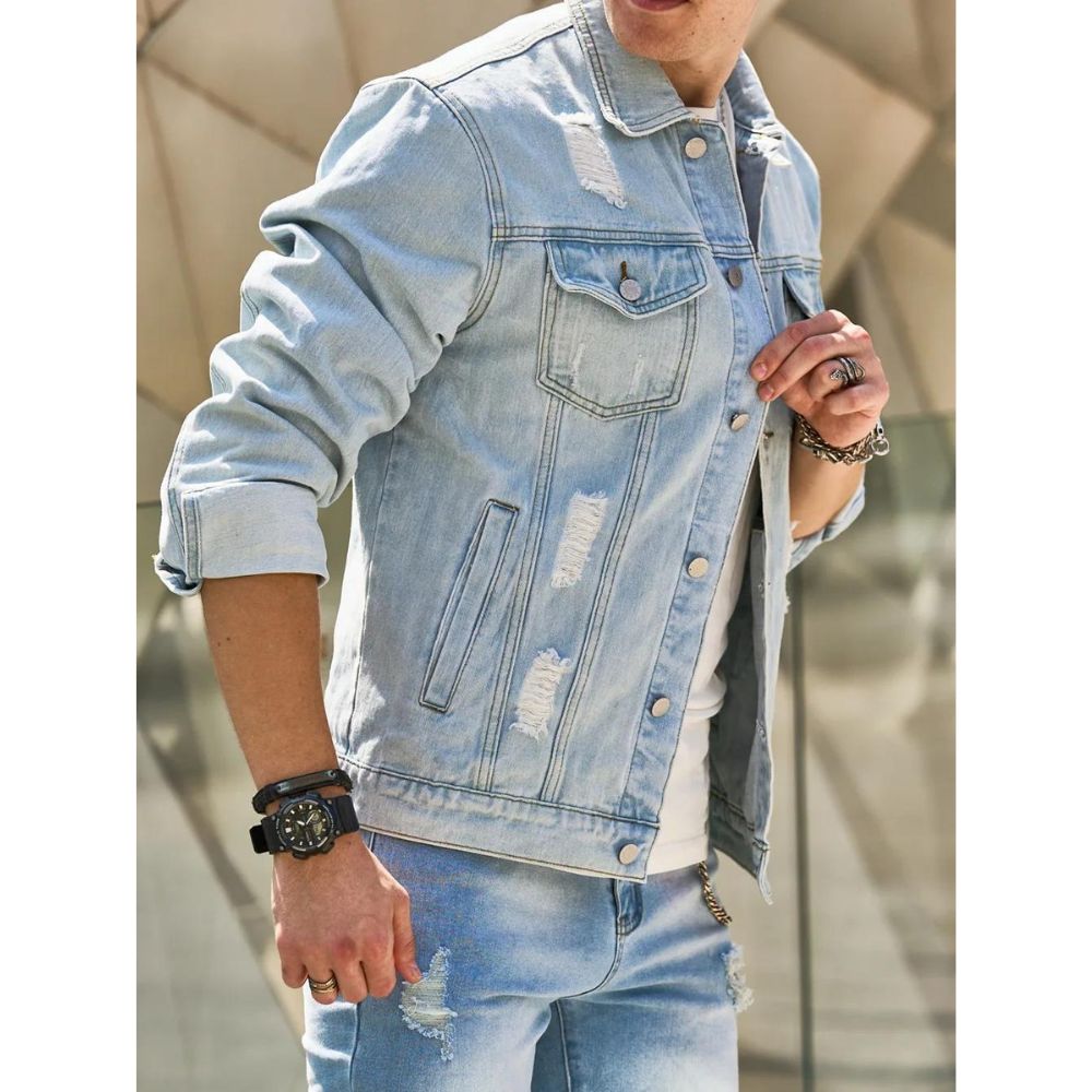 Men's Denim Jacket Graeven - Veltic