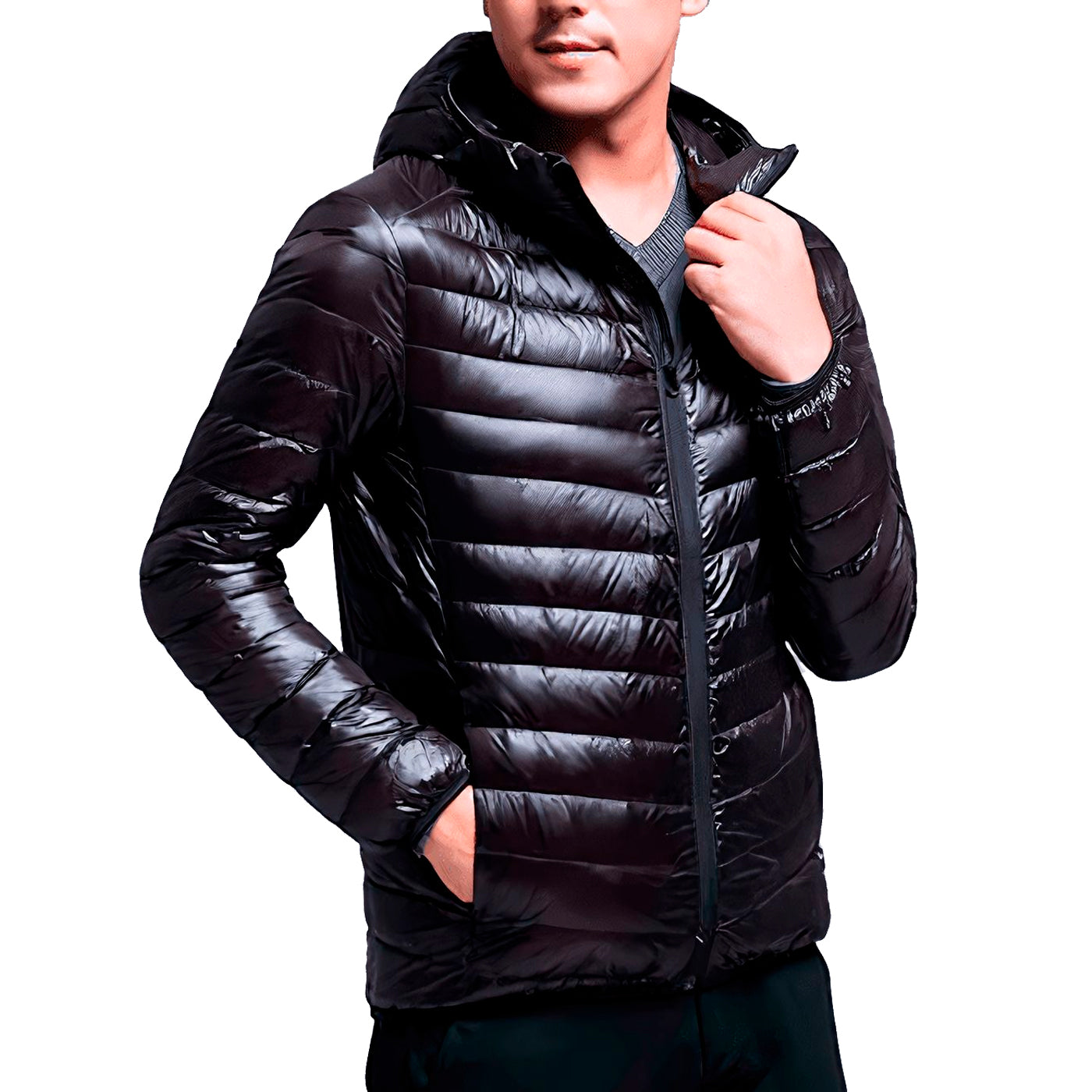 Men's Compact Bomber Jacket - Veltic