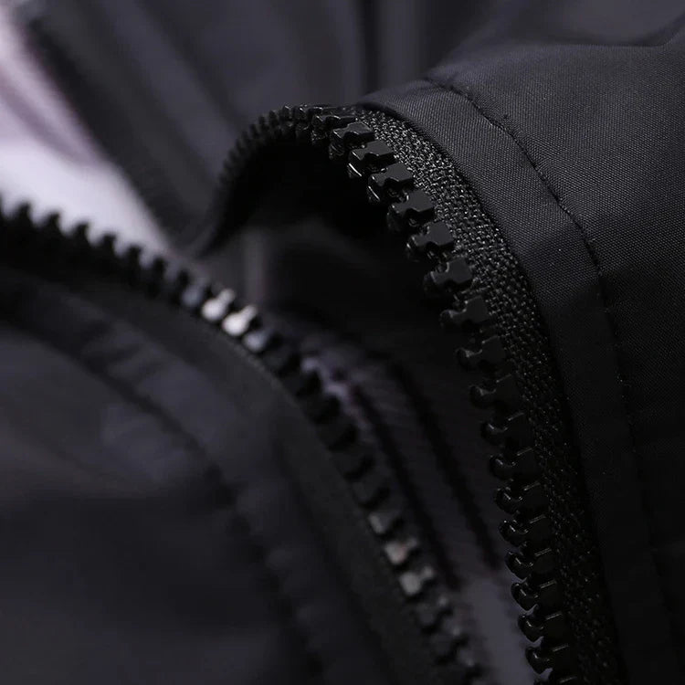 Men's Bomber Jacket with Classic Checked Lining - Veltic