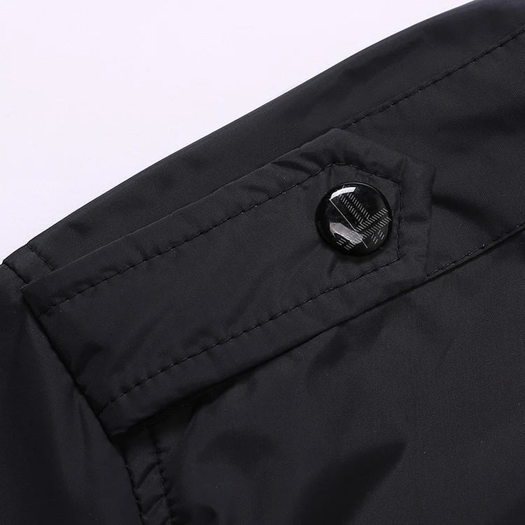 Men's Bomber Jacket with Classic Checked Lining - Veltic