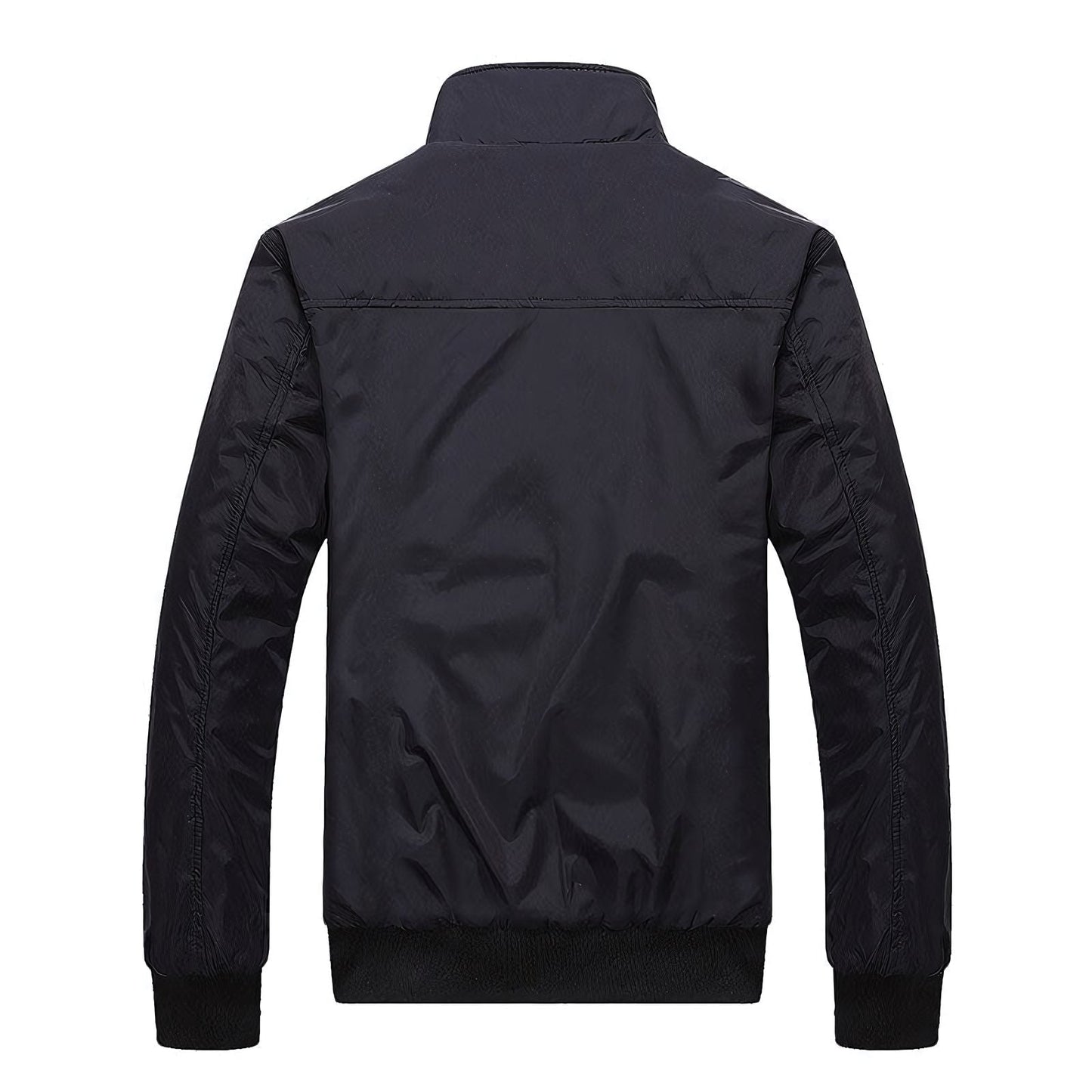 Men's Bomber Jacket with Classic Checked Lining - Veltic