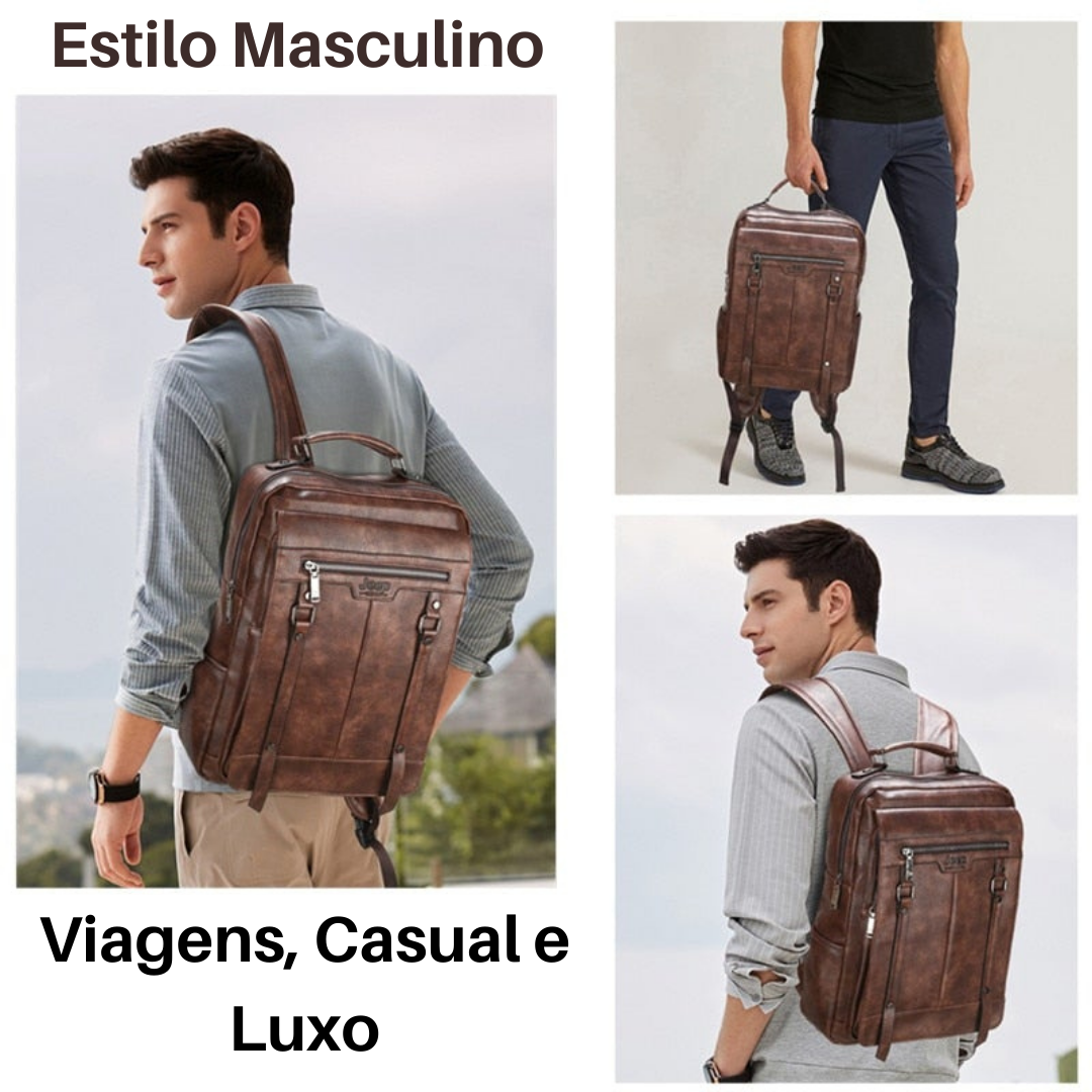 Veltic Executive Leather Backpack Berlin - Veltic