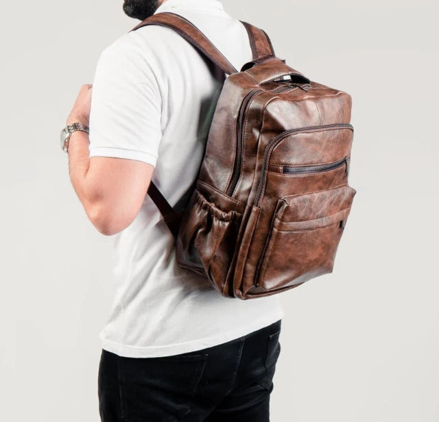 Veltic Executive Leather Backpack Copenhagen - Veltic