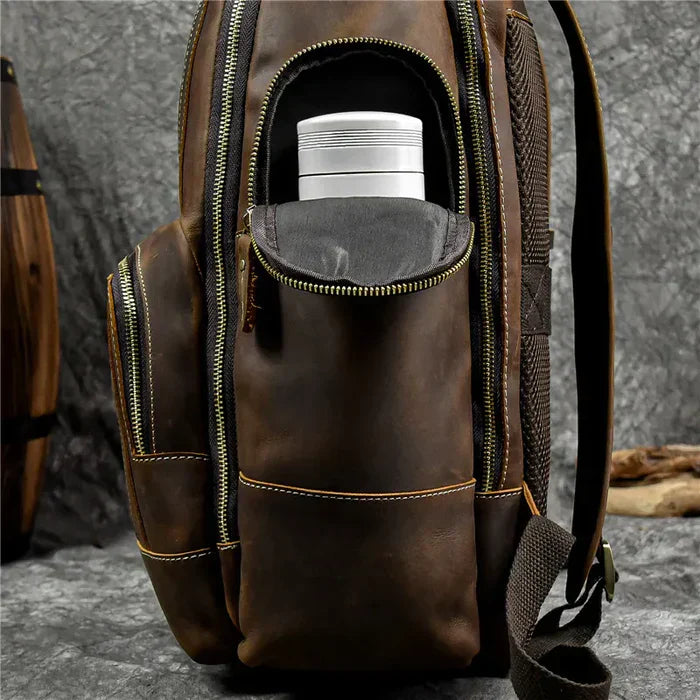 Veltic Executive Leather Backpack Retro - Veltic