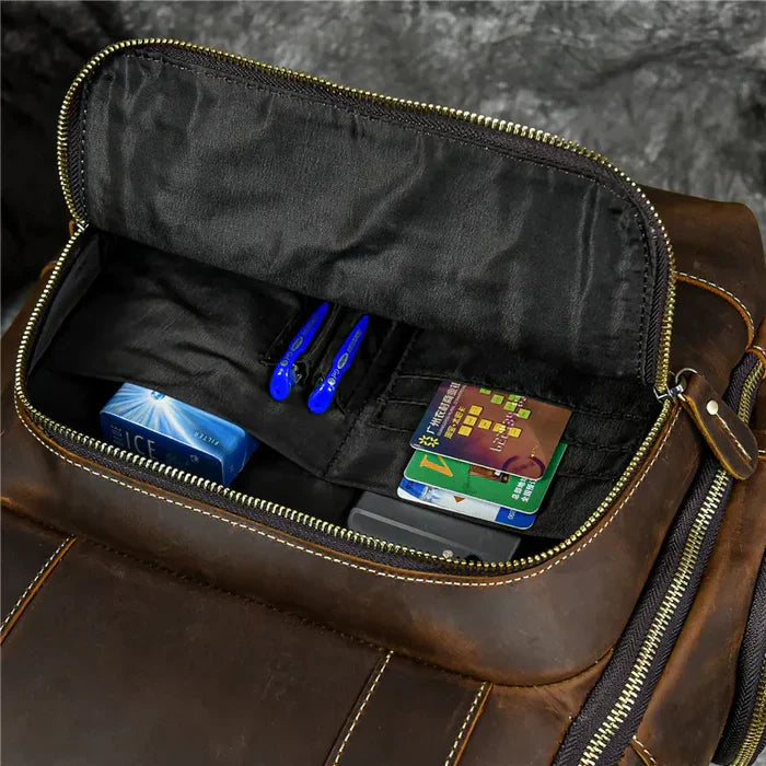 Veltic Executive Leather Backpack Retro - Veltic