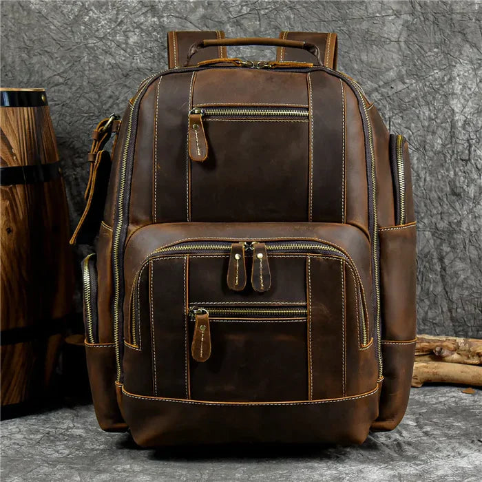Veltic Executive Leather Backpack Retro - Veltic